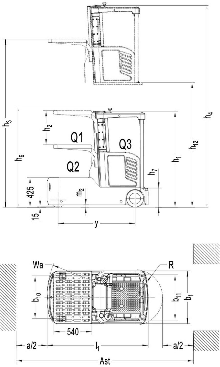 高空取料機(jī),電動(dòng)揀選車